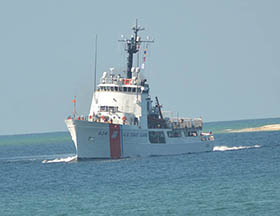 USCGC Dauntless Arrives at NASP