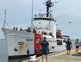 USCGC Decisive Arrives at NASP