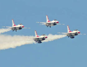 Thunderbirds Visit NAS Pensacola